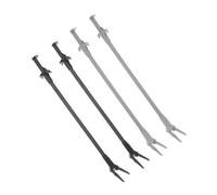 4pcs Extra Long Aquarium Planting Tweezers for Fish Tank Maintenance | Plastic Forceps, Daily Care for Aquatic Plants, Large Aquariums, Clear-water Upkeep and Root-safe Handling