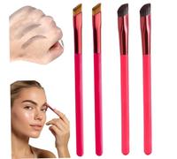 4Pcs Eyebrow Pen, 4D Laminated Brow Brush with Ergonomic Handle, Waterproof and Long-Lasting Multifunctional Facial Hair Stroke Brush for Draw & Shape Brows