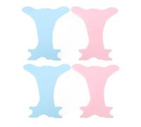 4Pcs Eyebrow Template Stencil, Multifunctional PP Eyebrow Shaping Stencils Reusable Eye Makeup Tool