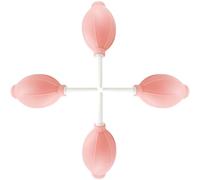 4pcs Eyelash Blow Dryer Quick Drying for Extensions and Adhesive | Gentle Airflow, Plastic and Rubber Build, One Way Air Inlet Valve, Pink Portable Design