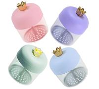 4Pcs Facial Foam Maker Cup Bubble Foamer Tool for Women Portable Skincare Device for Effortless Cleansing Deep Pore Penetration Fun Face Wash Experience Random Color