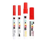 4Pcs Fade Resistant Gravestone Paint Pen Waterproof Sunproof Stone Paint Marker for Lettering Retouching on Tombstone Metal Wood Repair Pen