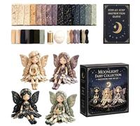 4PCS Fairy Patch Work Sewing Kit, Butterfly Fairy Sewing Kit, DIY Patch Work Doll Kits, Flower Fairies Patchworks Sew Kits - Beginner DIY Craft Gift for Craft Lovers & Home Decor