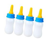 4Pcs Farm Animal Nursing Bottle for Small Pet Newborns Animals Easy Squeezing with Measuring Scale for Accurate Feeding Baby Animal Feeders