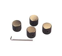 4Pcs Fashion Bronze-coloured Electric Guitar Volume Control Knobs Guitar Top Knobs Hat Set With Wrench Metal Guitar Part