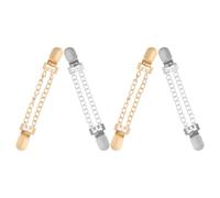 4pcs Fashion Sweater Clasp Clips for Women Zinc Alloy Cardigan | Compact Secure Fit, Lightweight Portable Design, Elegant Styling for Outfit Enhancement, Occasion Use
