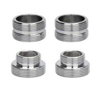 4Pcs Faucet Adapter Set, 15.5mm to 21.5mm Male Thread (M22 to M22) Water Tap Adapters with Gasket - Universal Sink Tap Aerator Connector for Water Purifiers, Kitchen Accessories