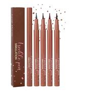 4Pcs Felt-Tip Freckle Pen for A Natural Freckle Effect, Waterproof, Quick-Drying, and Long-Lasting, Easily Create A Sophisticated Makeup Look (Brown, Coffee, Dark Brown and Red)