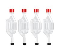 4Pcs Fermentation Airlocks and Bung Set,Wine Making Equipment,Airlock,Air Lock for Brewing with Fermentation Stopper,for Brewing Beer,Wine,Making Sauerkraut and Fermenting Kimchi