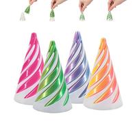 4Pcs Fidget Toys Impossible Cone for Relief, Impossible Cone Fidget Toy for Kids, 3D Spiral Fidget Toy for Adult Office School (Colored)