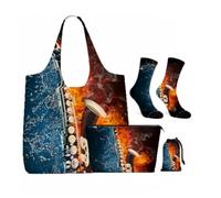 4Pcs Fiery Water Saxophone Gifts for Women Girls Saxophone Lover