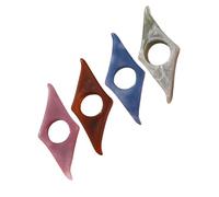 4Pcs Finger Book Holder Resin Page Dividers Reading Aid for Novels, Textbooks Resin Book Holder Thumb Page Holder Resin Anti Slip Book Multicolor Reading Accessory