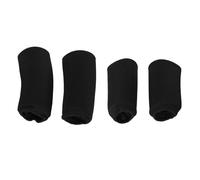 4Pcs Finger Ice Sleeves, Finger Ice Pack Sleeves, Finger Cold Gel Ice Pack, Hot Cold Finger Compression Sleeves for Arthritis Tendinitis Swollen Sprains (Black)