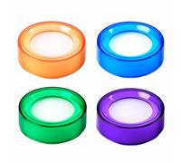 4Pcs Finger Moisturiser Finger Wet Sponge, Finger Wetting Sponge Non-Slip Finger Round Wet for Offices Banks Retail Stores Accounting Firms