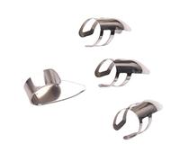 4pcs Finger Picks Stainless Steel Guitar Finger Picks & Thumb Pick Set