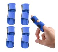 4pcs Finger Splint,Finger Brace,Finger splints for Broken Finger Support,Trigger Finger Splint for Middle Finger/Ring Finger,Little Broken Finger Splint,Middle Finger Splint,Finger Straightener