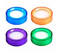 4Pcs Finger Wet Sponges, Reusable Round Finger Moistener for Office, Bank