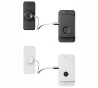 4PCS Fingerprint Fridge Lock, Safety Limit Push-Pull Chain Locking, Type C Charging Window Lock Smart Biometric Access for Home Security Protection (BK-WT)