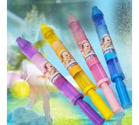 4PCS Firework Water Gun, Firework Style Water Spray Toy, Fireworks Effect Waters Squirter for Couples, High Pressure Pull-Out Sprinkler Spray Toys for Bathing, Pool, Party Entertainment