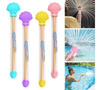4PCS Firework Water Gun, Fireworks Water Pistols for for Kids & Adults, Water Firework Spray Toys High Pressure Pull-Out Water Blaster for Pool Beach Backyard Summer Water Fight