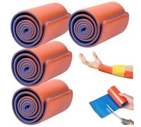 4Pcs First Aid Splint, 4.3x18.1" Emergency Combat Splint, Built-in Aluminum Plate, for, Sports, Home, First Aid, Pets..