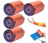 4Pcs First Aid Splint, 4.3x18.1" Emergency Medical Combat Splint, Built-in Aluminum Plate, for Medical, Sports, Home, First Aid