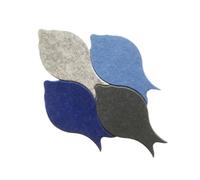 4pcs Fish Felt Notice Board Self Adhesive Wall Mural for Photo Display