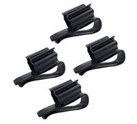 4Pcs Fish for Tank Mounting Clip Water Pipe Hose Holder Multifunction Adjustable Clamp for 0.31""-0.62"" Dia Tub Aquarium Tube Holder, Aquarium Air Pump Accessories Aquarium Pumps and Filters (Black)