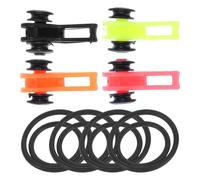 4pcs Fishing Rod Hook Keeper Plastic with Rubber Ring