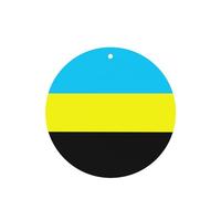 4pcs Flag Of The Sultanate Of Burongan Car Aroma Diffuser Round Shape Hanging Fragrance Tablet Car Interior Decoration Closet Shoe Closet Fragrance Freshener