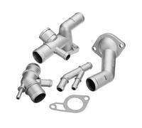 4pcs Flange Coolant Kit Heavy Duty Universal Fit With Accessory Connector Maintenance Universal Replacement Compatible With 337 1.8T 06A121132A