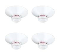 4pcs Flange Insert 17mm Compatible with Compatible with Momcozy M9/M6/M5/S12 Pro/V1 Pro/V2 Pro,for Spectra/Medela/MomMed/eufy/Lansinoh/Elvie Breast Pump,Replace for Momcozy Parts