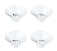 4pcs Flange Insert 19mm Compatible with Compatible with Momcozy M9/M6/M5/S12 Pro/V1 Pro/V2 Pro,for Spectra/Medela/MomMed/eufy/Lansinoh/Elvie Breast Pump,Replace for Momcozy Parts