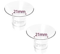 4PCS Flange Inserts 21MM for 24mm Flange/Shield, | Compatible with KISSBOBO K5, Momcozy, Spectra, eufy, Nuliie, Medela, Elvie & Most Wearable Pumps