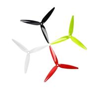 4pcs Flash 7040 7-Inch Tri-Blade Propeller, 7x4x3 CW CCW Prop for FPV Drone Racing, Freestyle & Long Range Quadcopter(Yellow4pcs)