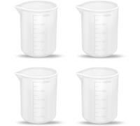 4pcs Flexible Laundry Detergent Measuring Cup, Silicone Laundry Detergent Dosing Cups,Washable Laundry Dispenser for Liquid, Suitable for Laundry Liquid Detergent,Powder Detergent&Fabric Conditioner