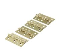 4pcs Flexible Metal Piano Hinges for Vertical Piano Parts Golden
