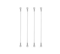 4Pcs Flexible Nylon Coated Door Restraint Cable Window Stopper Wire Rope For Indoor And Outdoor Use Enduring Adjustable Length Restraint Tool