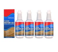 4PCS Floor Restore Eez, Rejuvenate Wood Floor Restorer, Clean Eez Hardwood Restore, Revitalize, Protect, Shine Wood, Laminate, Vinyl, Slate, Terracotta & More