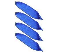 4pcs Floor Squeegee Broom Cover 52x7x1cm Cloth Pad for Balcony Floors | Soft Blue Wrap, Edge Protection and Wide Coverage, for Laminate Surfaces, Baseboard Cleaning