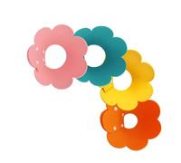 4Pcs Flower Cone Collar for Pet Cats Wounds Adjustable Post Operations Elizabethan Collar for Pet Licking Recoveryneckwear