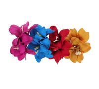 4pcs Flower Hair Clips: Plumeria Hibiscus Hairpin Hawaiian Hair Barrettes Artificial Flower Side Clips Summer Boho Accessories For Wedding Vacation Beach Party