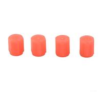 4pcs Fluorescent Luminous Car Tire Valve Stem Covers, Glow