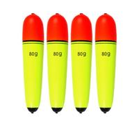4Pcs Foam Fishing Float Floating Buoyancy 10g-120g Slip Bobber Elastic Tackle Easy To Use For Fishing Freshwater Saltwater