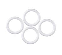 4pcs Foam Wreath Circle for DIY Party Decorations White