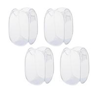 4Pcs Foldable Laundry Basket, 52L Large Pop Up Mesh Collapsible Wash Storage Baskets with Handle for Laundry, Bathroom, Kids Room, College Dorm