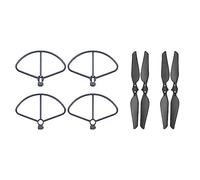 4pcs Foldable Replacement Propellers Compatible with X8 SE 2020 Compatible Quadcopter Protector Guard Protection Ring RC Accessories(RING AND PROPELLERS)