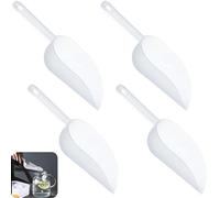 4PCS Food Scoop Collection, Lightweight Ice Scoop with Smooth Edges, Practical Popcorn Scoop and Sweet Scoops for Snacks, Candy Buffets and Events