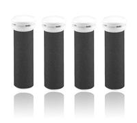 4Pcs Foot File Replacement Rollers Super Coarse Mineral Rollers for Feet Callus Remover Head File Roller Callus Remover Compatible with Emjoi Micro Pedi for Foot Callus Remover, Feet Care Utensils