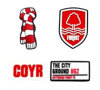 4PCS Football Shoe Charms for Crocs Nottingham Forest Charms for Crocs